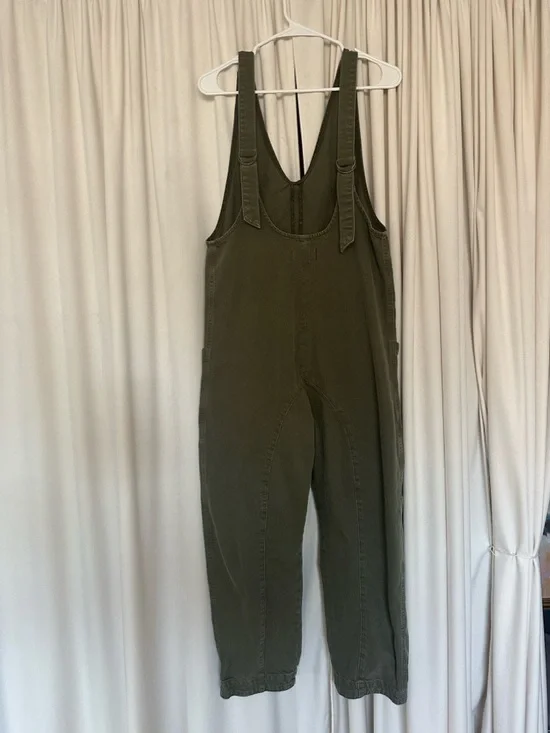 We The Free Olive Green Utility Overalls - Picture 7 of 10
